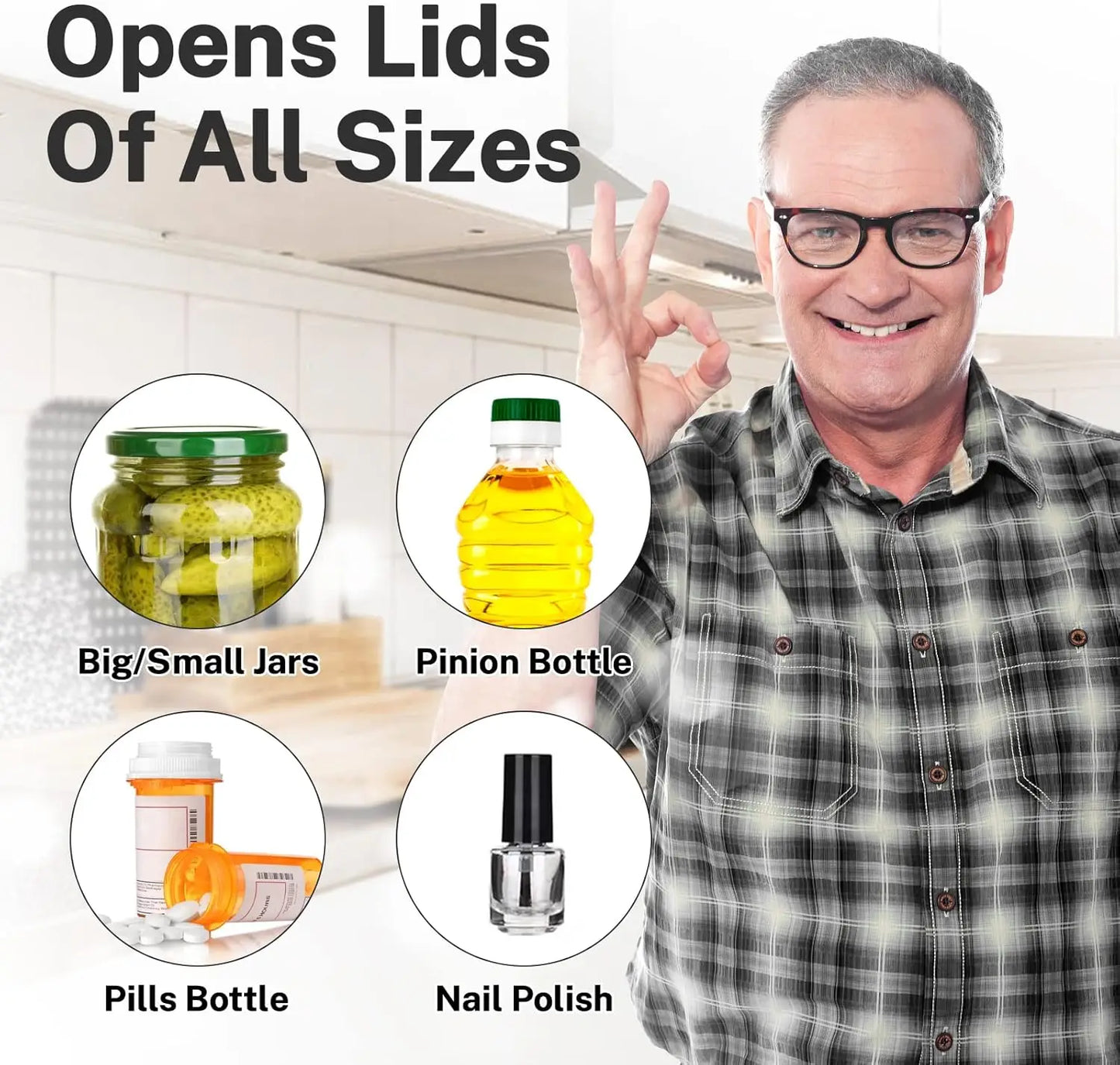 Easy-Grip Under-Cabinet Jar Opener