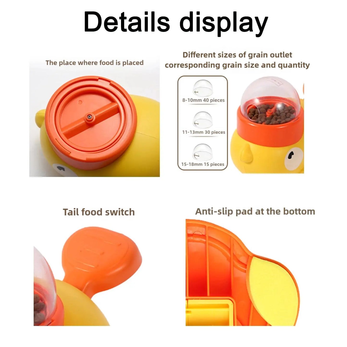 Duck Shape Slow Feeder Dog Bowl – Interactive Anti-Choking Pet Snack Dispenser