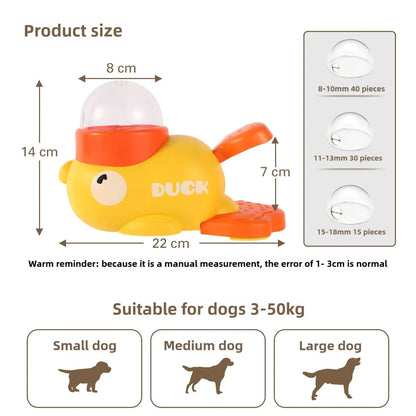 Interactive dog snack dispenser for small and medium pets