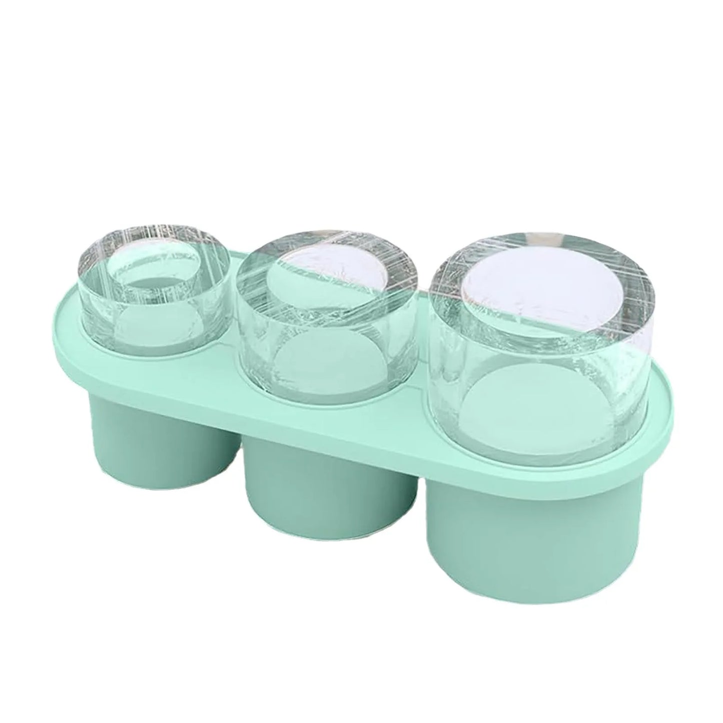 3-Grid Silicone Ice Cube Tray for 30/40oz Stanley Tumblers